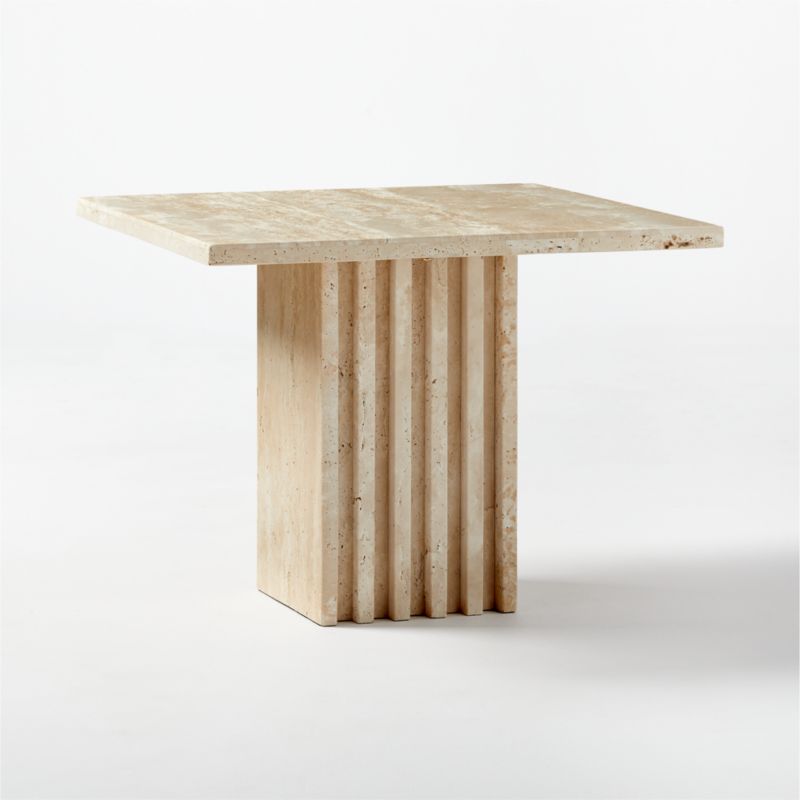 Carve 3-Piece Travertine Cocktail Table Set - image 11 of 13