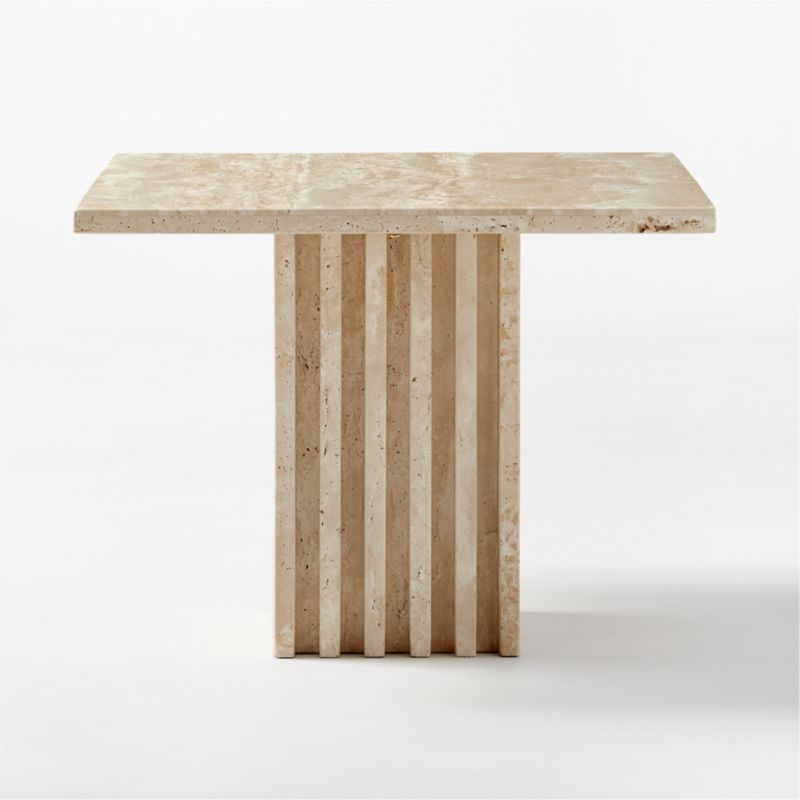 Carve 3-Piece Travertine Cocktail Table Set - image 10 of 13