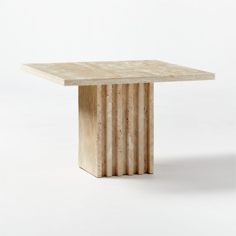 Carve 3-Piece Travertine Cocktail Table Set - image 9 of 13