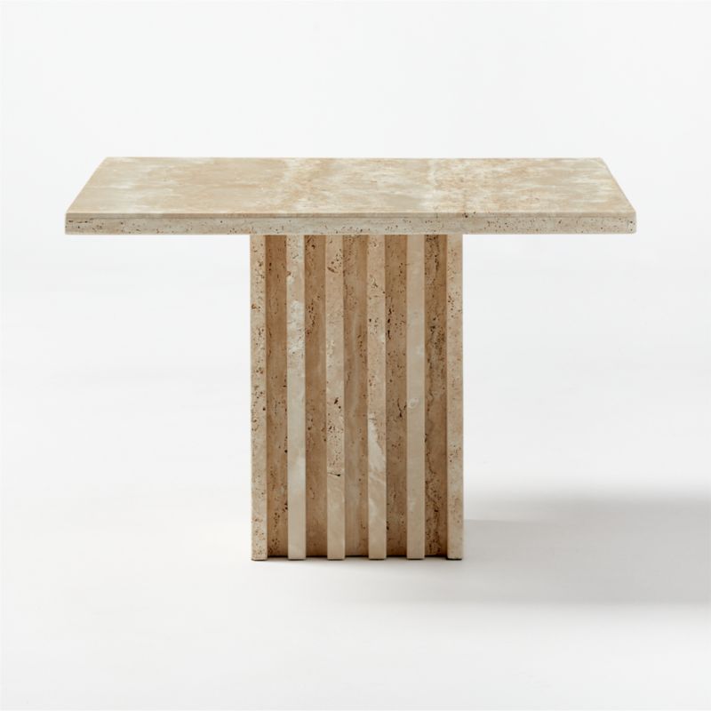 Carve 3-Piece Travertine Cocktail Table Set - image 8 of 13