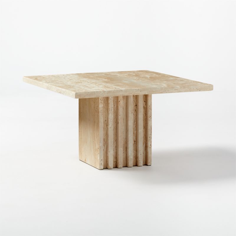 Carve 3-Piece Travertine Cocktail Table Set - image 7 of 13