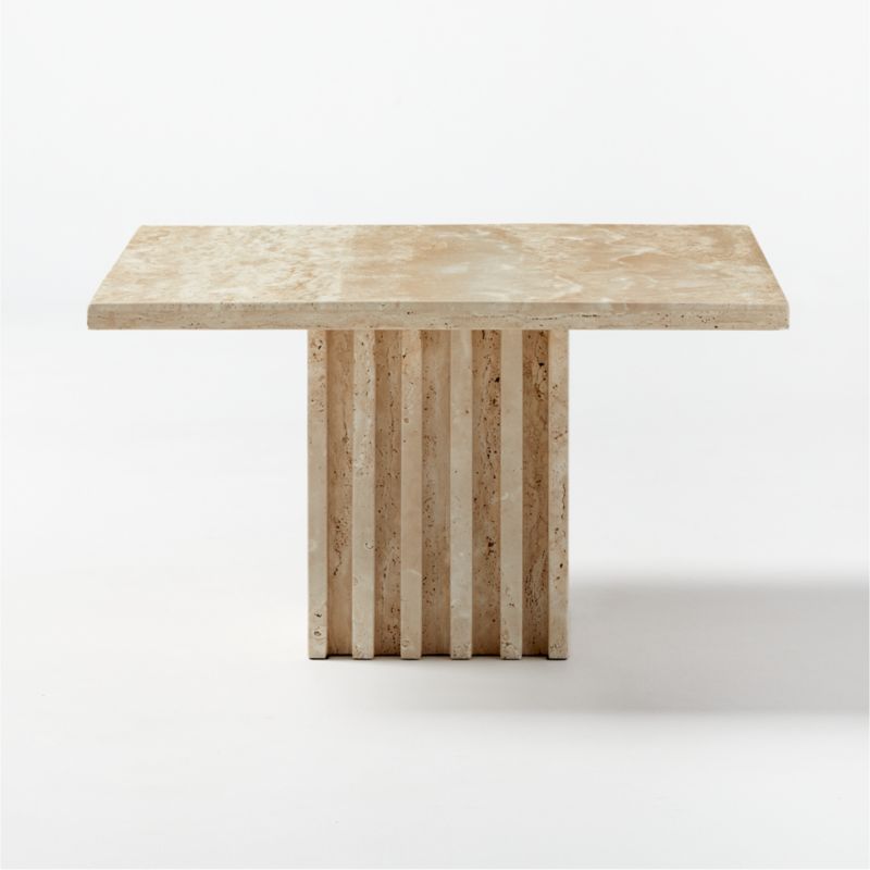 Carve 3-Piece Travertine Cocktail Table Set - image 6 of 13