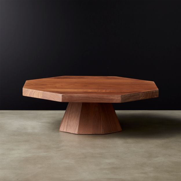 Carve Walnut Wood Cake Stand