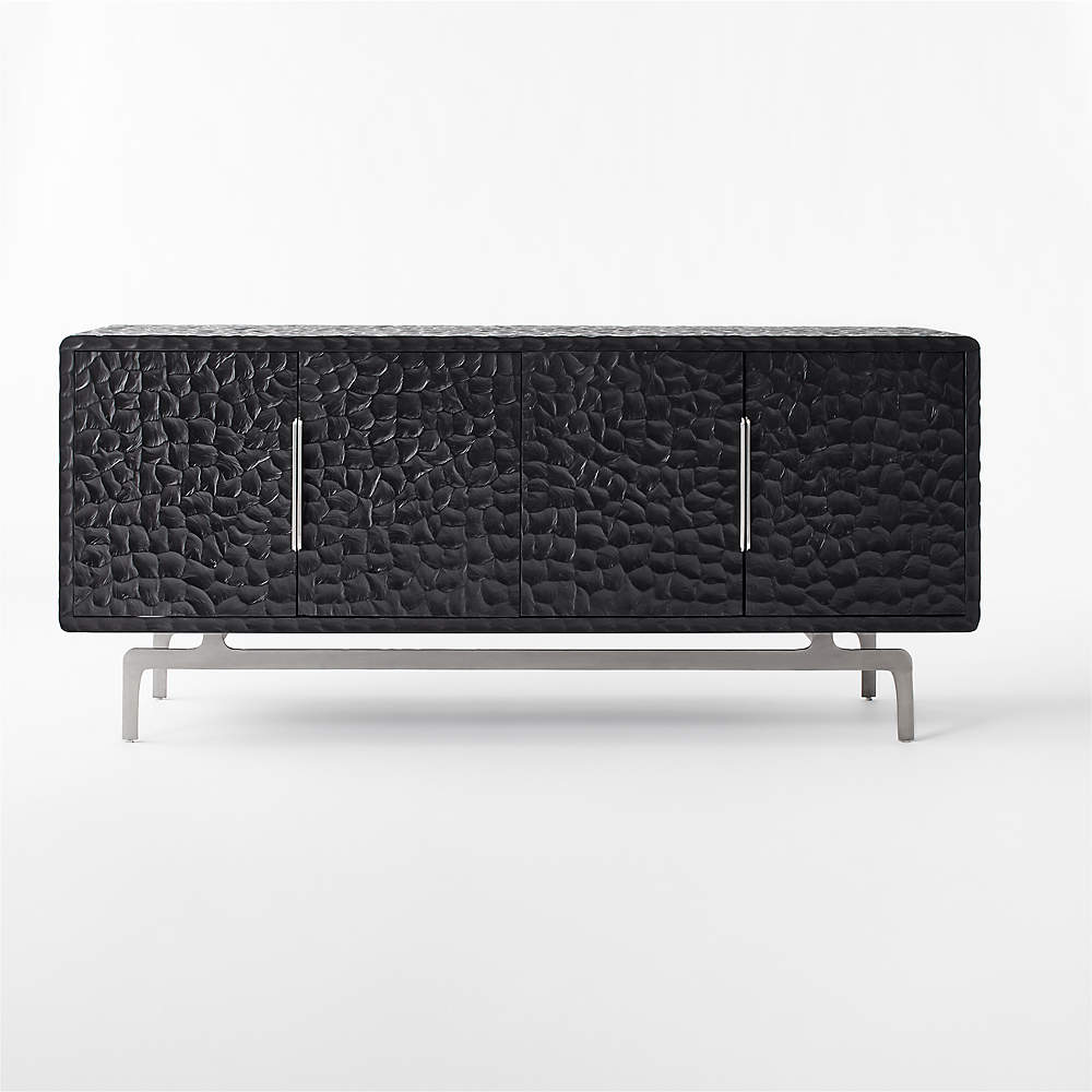 Trace Brass Wire Mesh Credenza 71