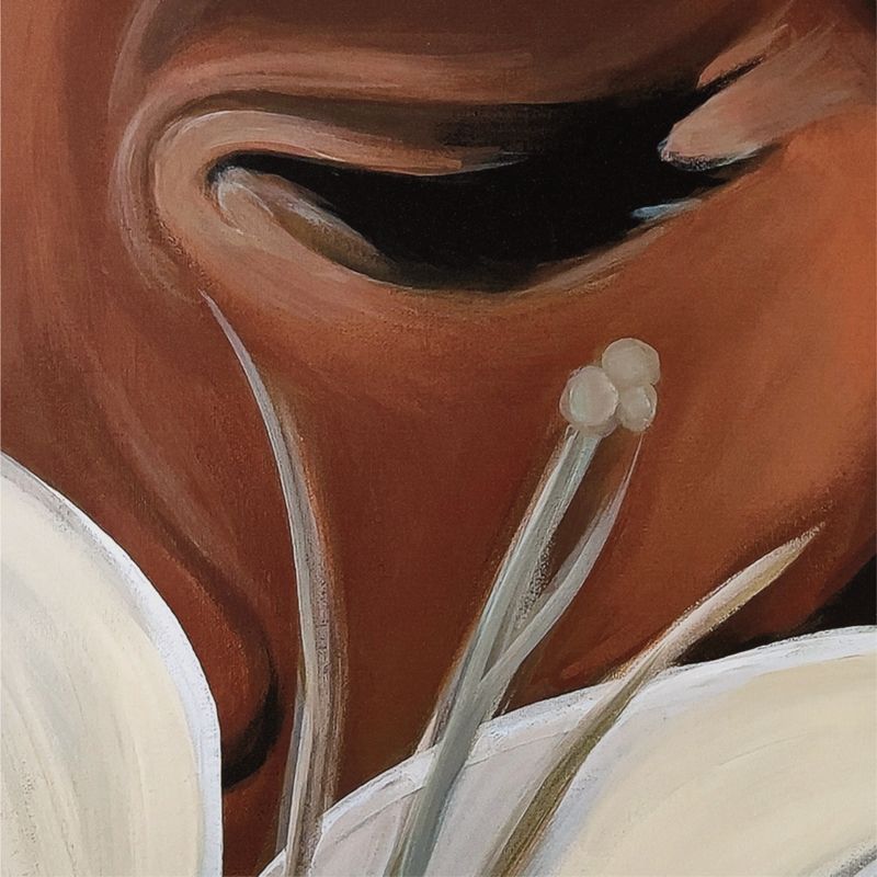Casablanca Lily 48"x60" Wall Art by Megan Gabrielle for Casa Dean by Swizz Beatz - image 2 of 5