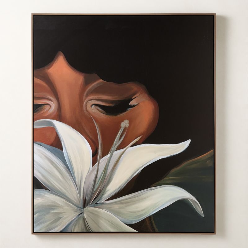 Viewing product image Casablanca Lily 48"x60" Wall Art by Megan Gabrielle for Casa Dean by Swizz Beatz - image 1 of 5