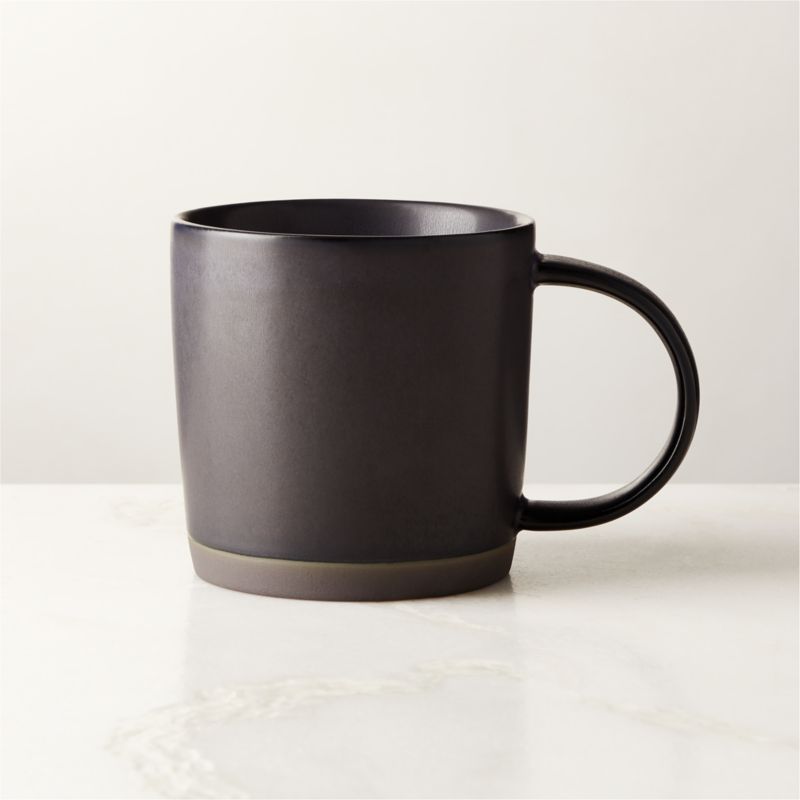 Cast Black Coffee Mug with Reactive Glaze - image 0 of 2