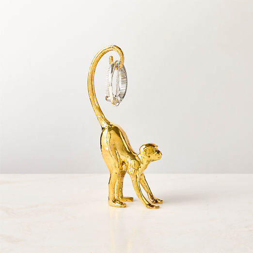 Cast Brass Monkey - The White Lotus