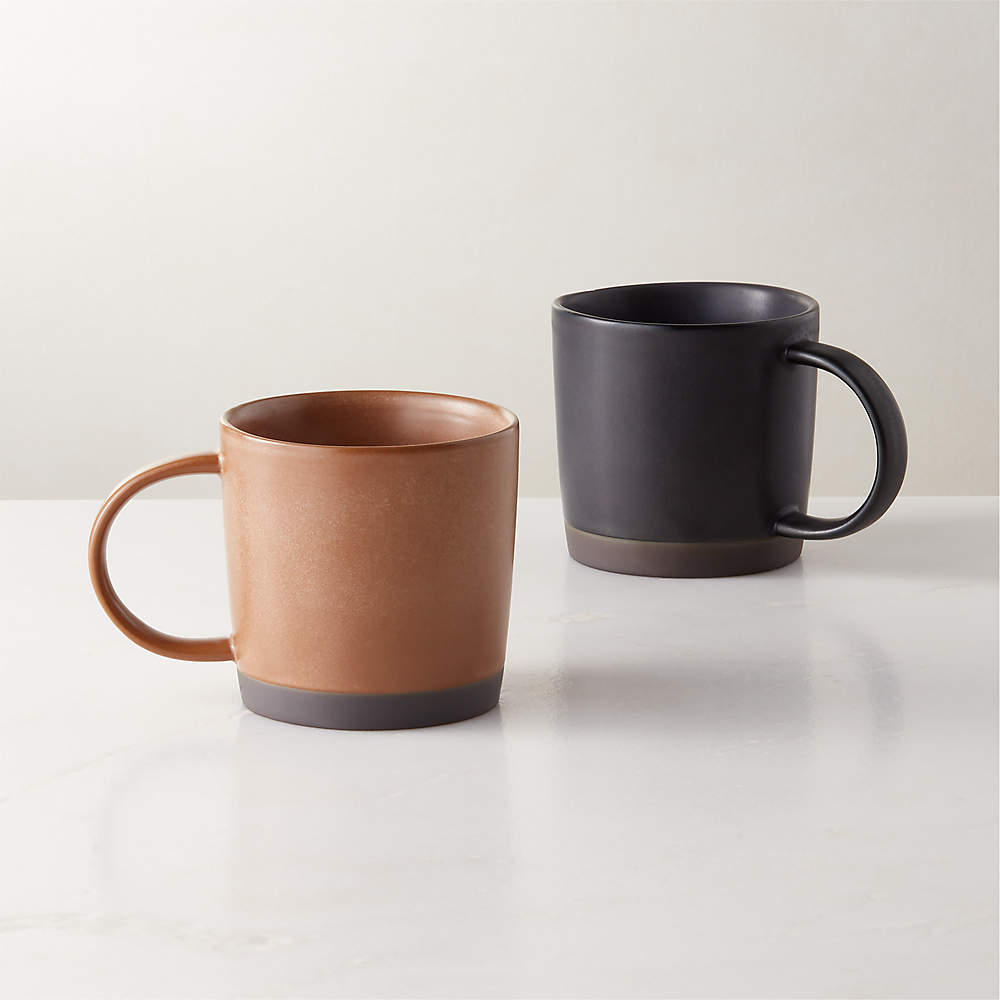 Crisp Modern Matte Black Mug + Reviews