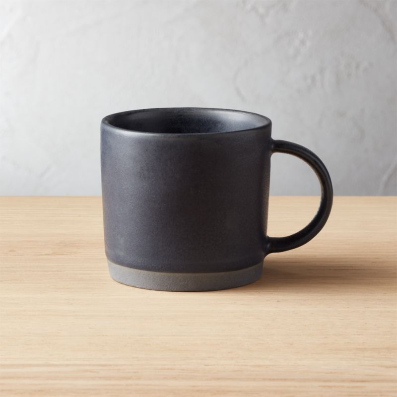 View Cast Black Espresso Cup with Reactive Glaze details