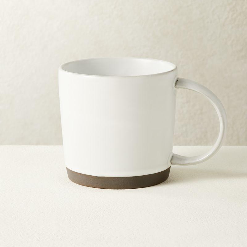 Cast Modern White Coffee Mug Reviews CB2   CastWhiteMug12OzSHF21