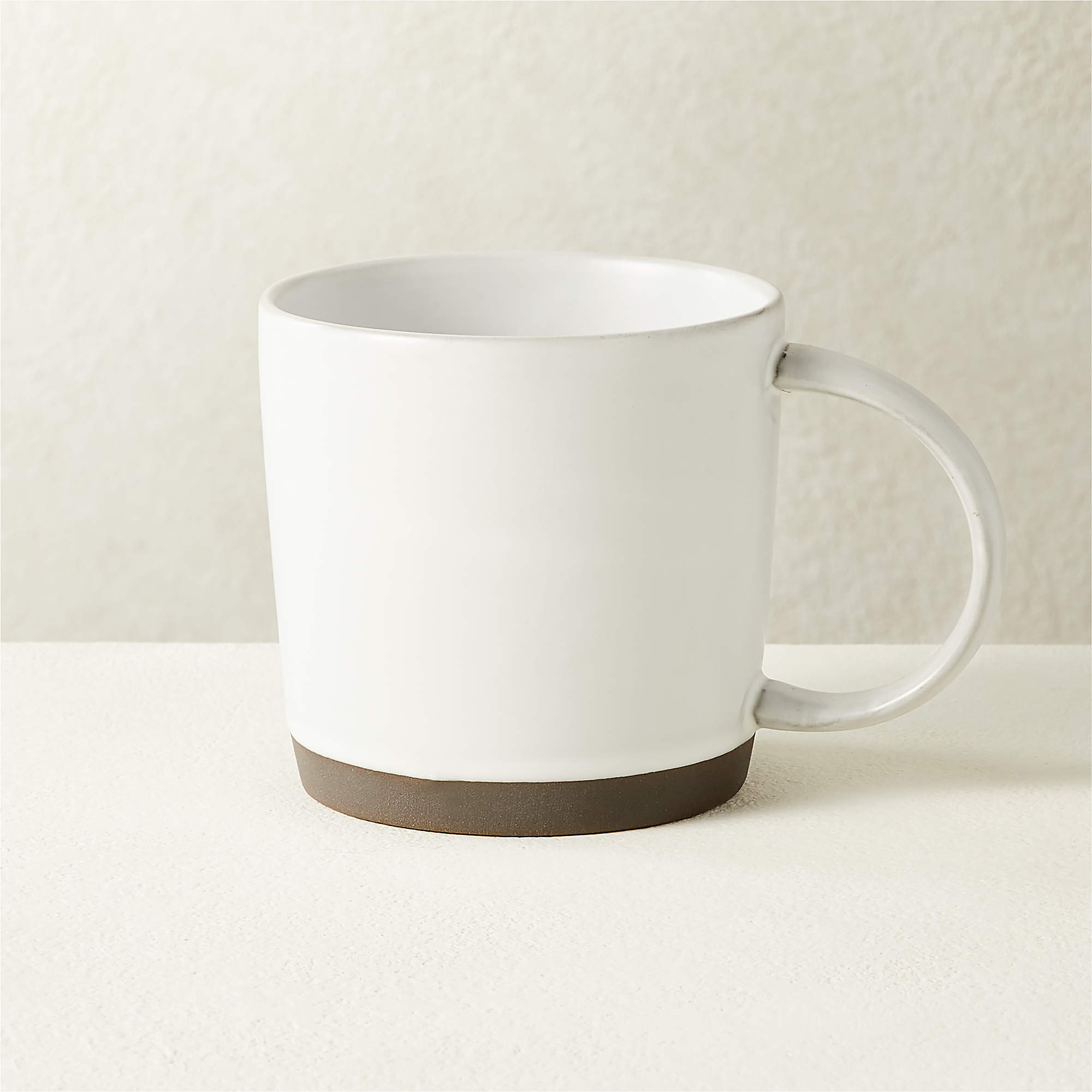 Cast Modern White Coffee Mug + Reviews CB2