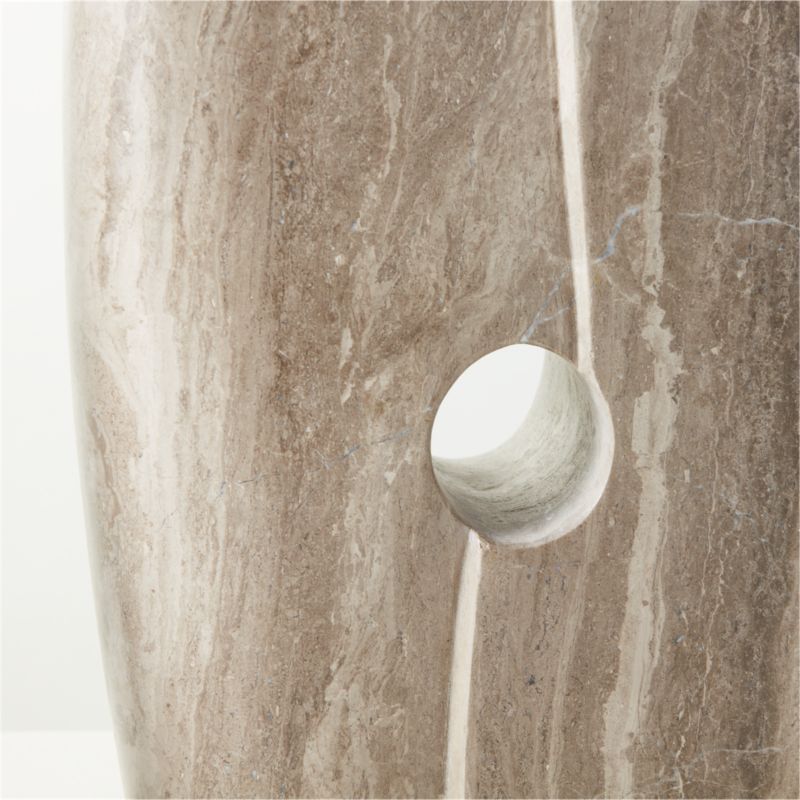 Casta Brown Marble Decorative Sculpture - image 2 of 7