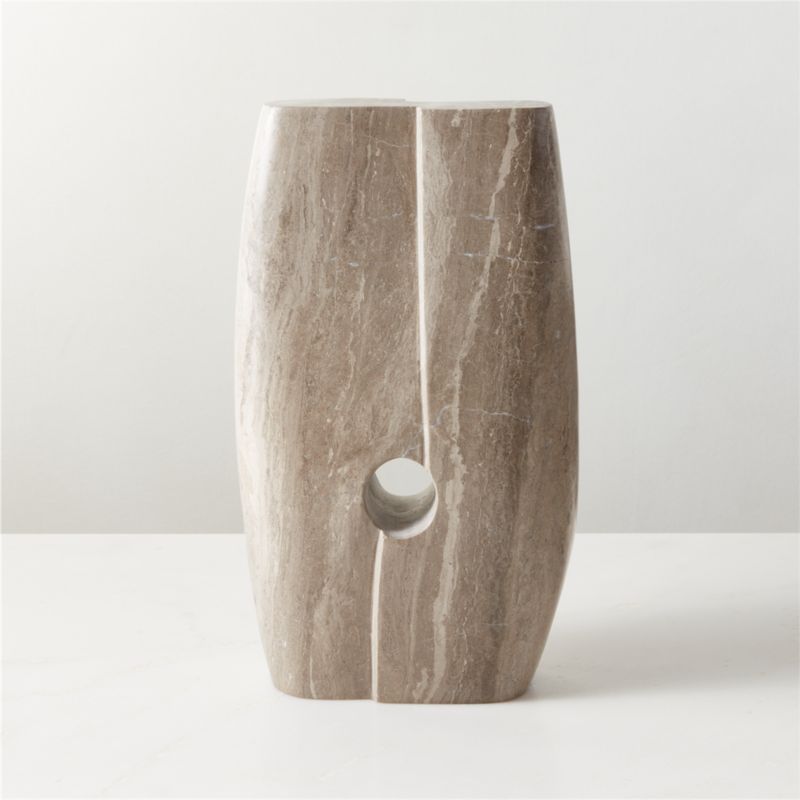 Casta Brown Marble Decorative Sculpture - image 0 of 7