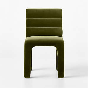 Baxter Dining Chair in Deep Green Velvet, Atkin and Thyme