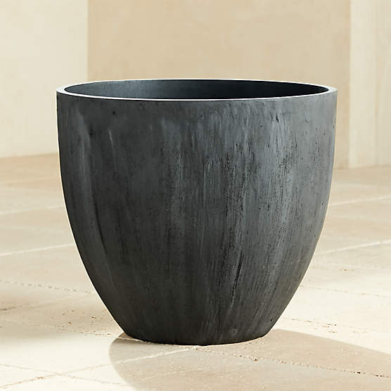 Castino Charcoal Outdoor Planter Medium