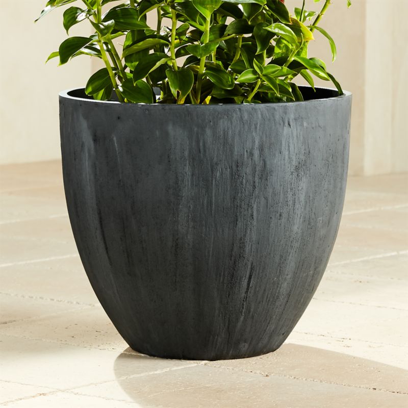 Castino Charcoal Outdoor Planter Medium - image 1 of 8