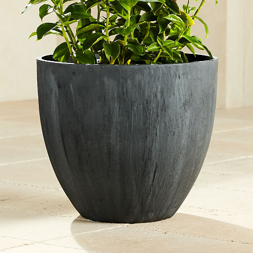 Castino Charcoal Outdoor Planter Medium