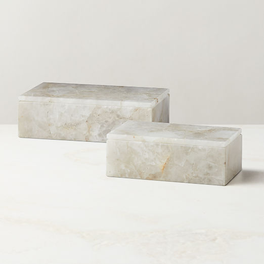 Celeste Quartz Boxes