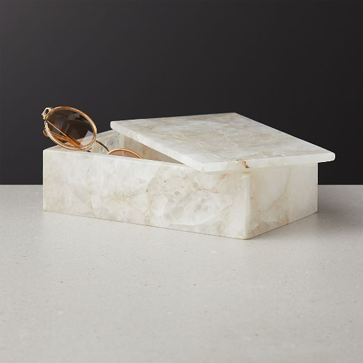 Celeste Quartz Box Large