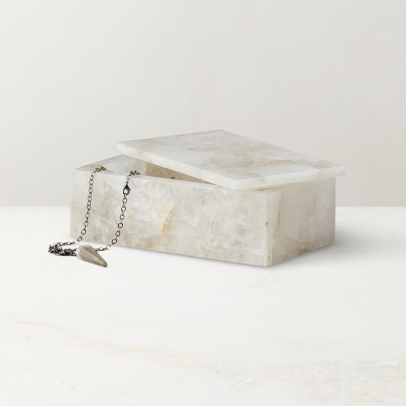 View Celeste Quartz Box Small details