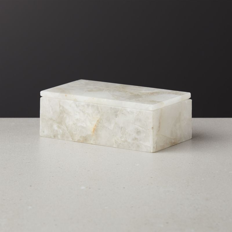 Celeste Quartz Box Small - image 0 of 15