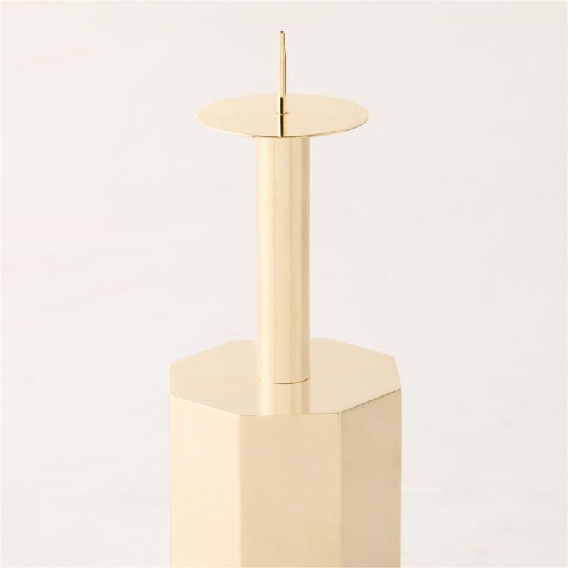 Celestine Brass Taper Candle Holder 4.5" by goop - image 5 of 8