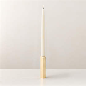 Celestine Brass Taper Candle Holders Set of 4 by goop + Reviews | CB2