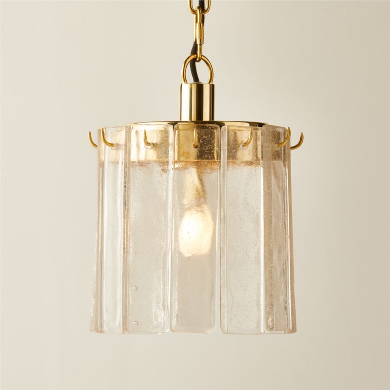 Celina Cast Glass Pendant Light 8" - image 0 of 7