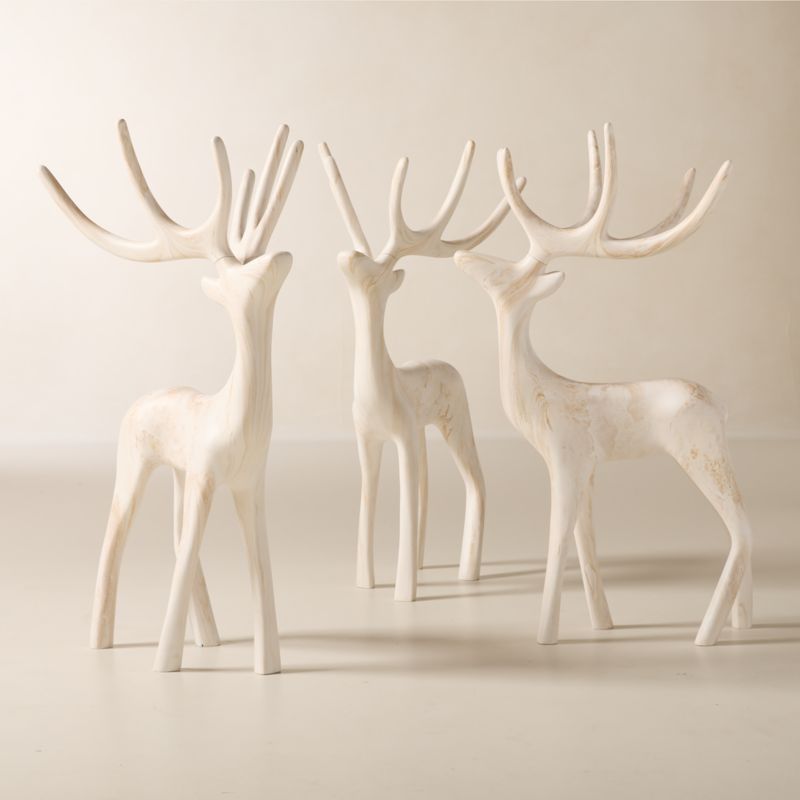 Cement Holiday Reindeer Decoration Indoor/Outdoor 48" - image 3 of 4
