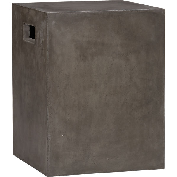 Cement Grey Side Table