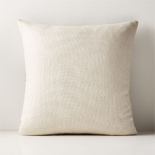 Cerco Turkish Silk Throw Pillow with Feather-Down Insert 20"