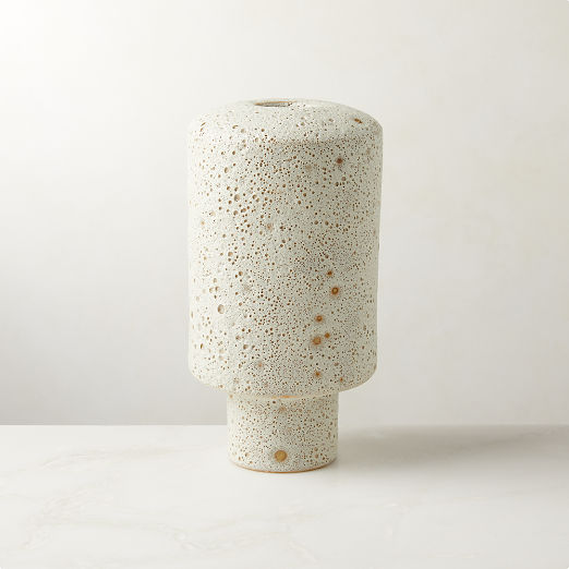 Ceres White Ceramic Vase