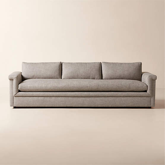 Ceva 103" Wheat Performance Fabric Sofa