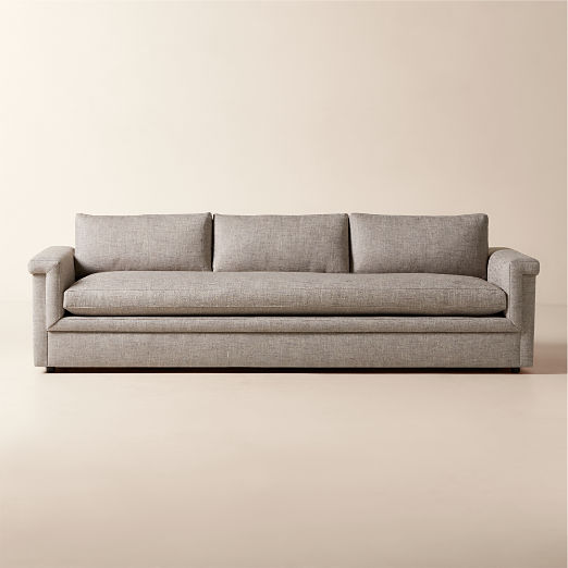 Ceva 103" Wheat Performance Fabric Sofa