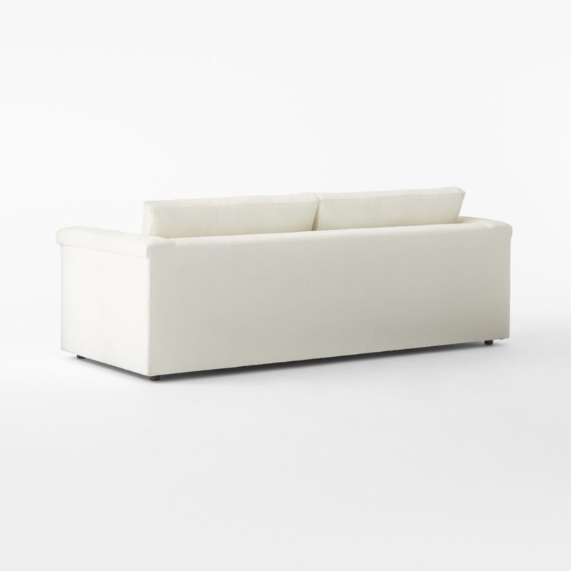 Ceva 86" Ivory Performance Velvet Sleeper Sofa - image 8 of 9