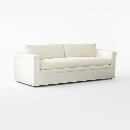 Ceva 86" Ivory Performance Velvet Sleeper Sofa