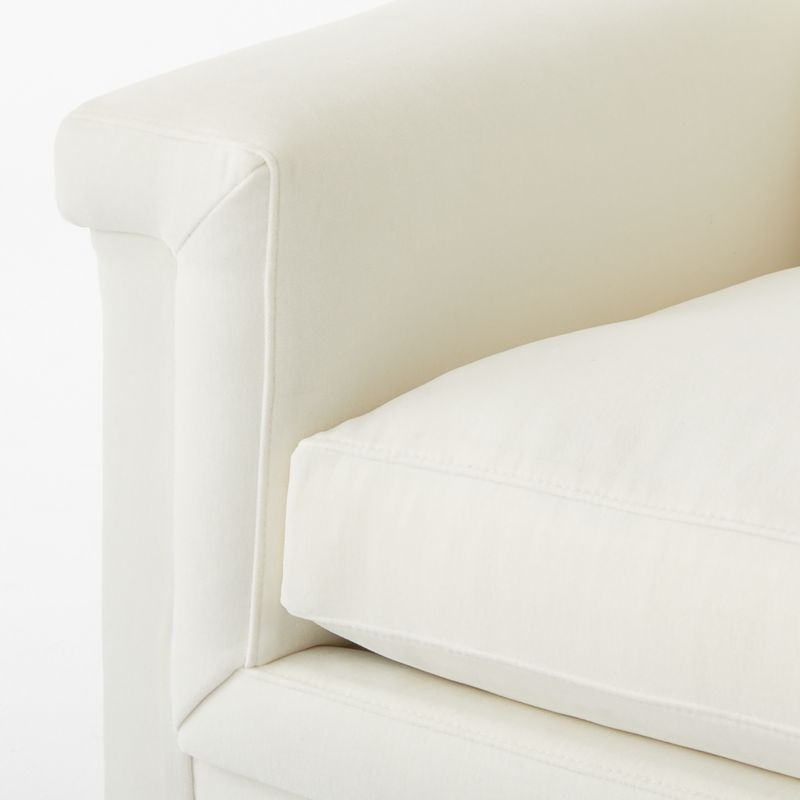 Ceva 86" Ivory Performance Velvet Sleeper Sofa - image 9 of 9