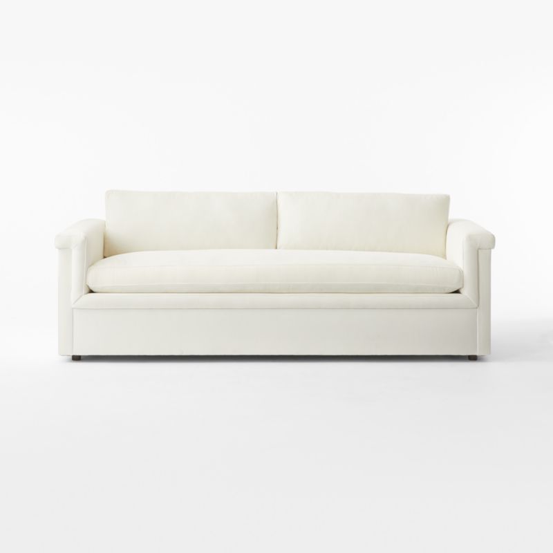 Ceva 86" Ivory Performance Velvet Sleeper Sofa - image 5 of 9