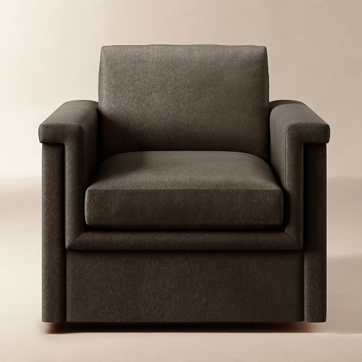 Ceva Leather Swivel Chair