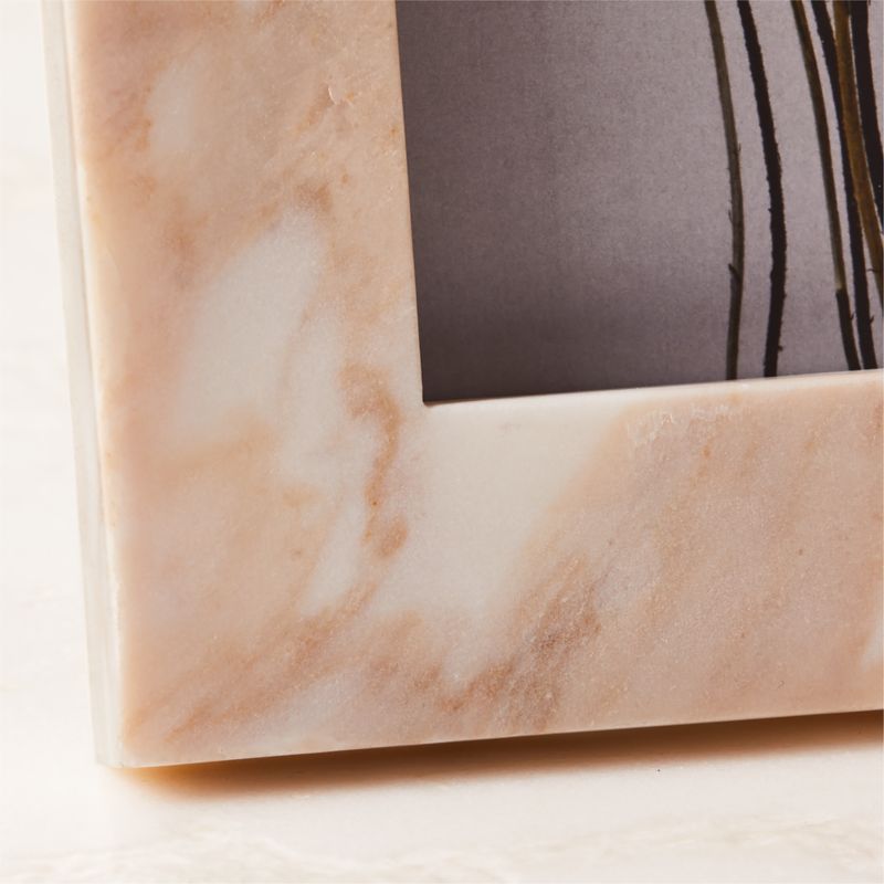 Ceyne Golden Calacatta Marble Picture Frame 5''x7'' - image 4 of 7