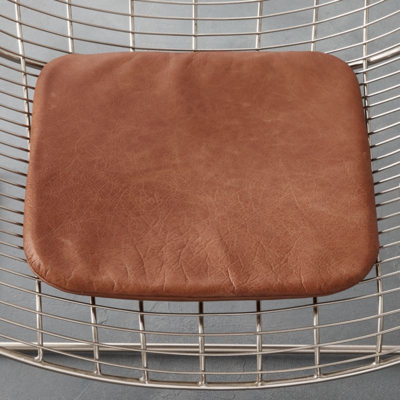 Brown Leather Chair Cushion + Reviews | CB2