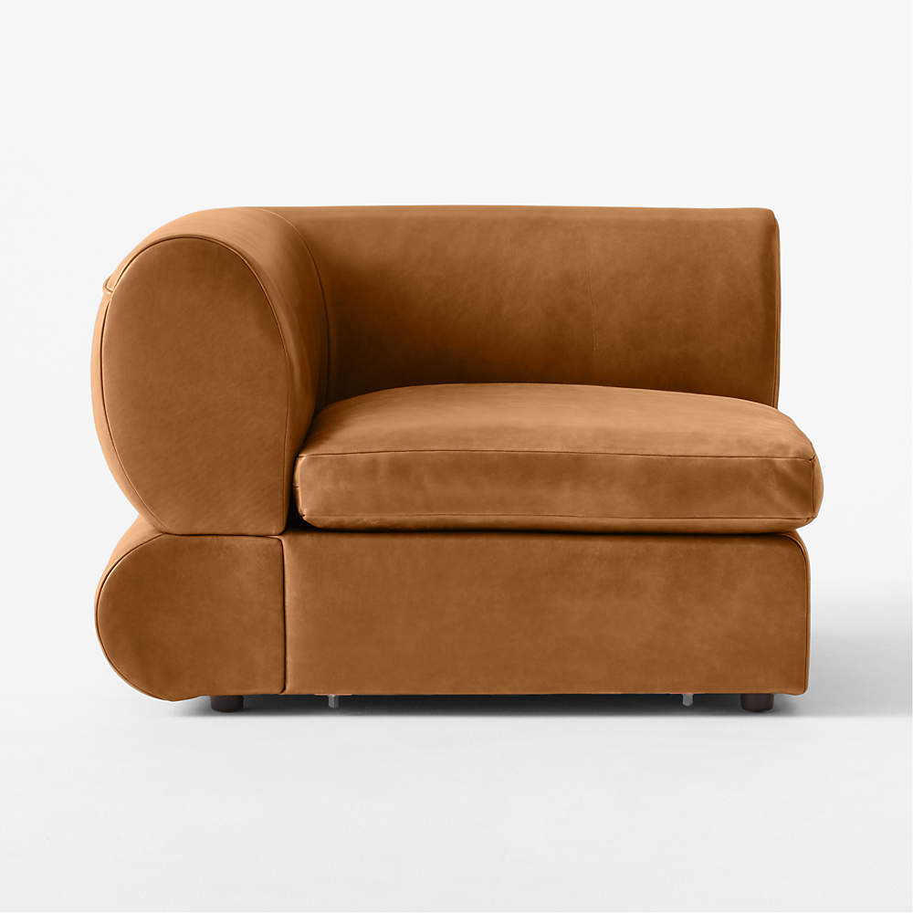 Corner sales chair leather