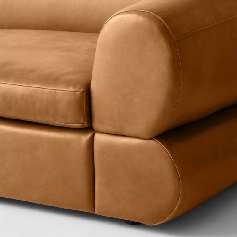 Chale Saddle Leather Right-Arm Chair - image 7 of 8