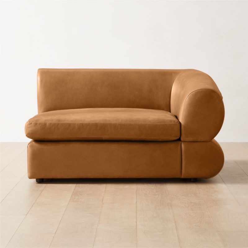 Chale Saddle Leather Right-Arm Chair - image 0 of 8