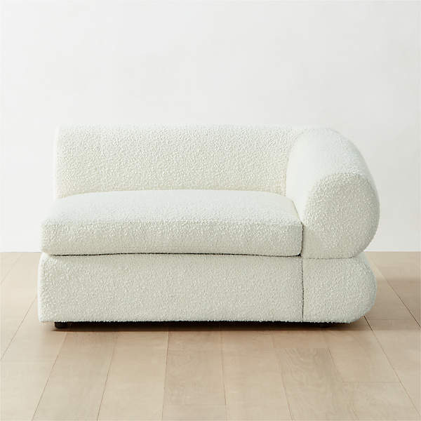 Boucle chair online white