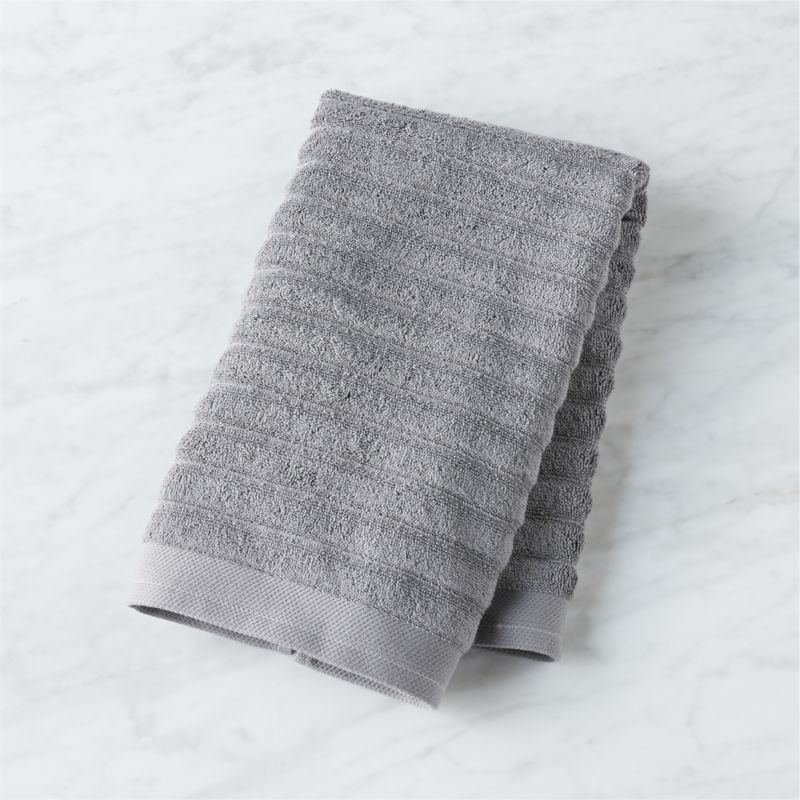 grey towels