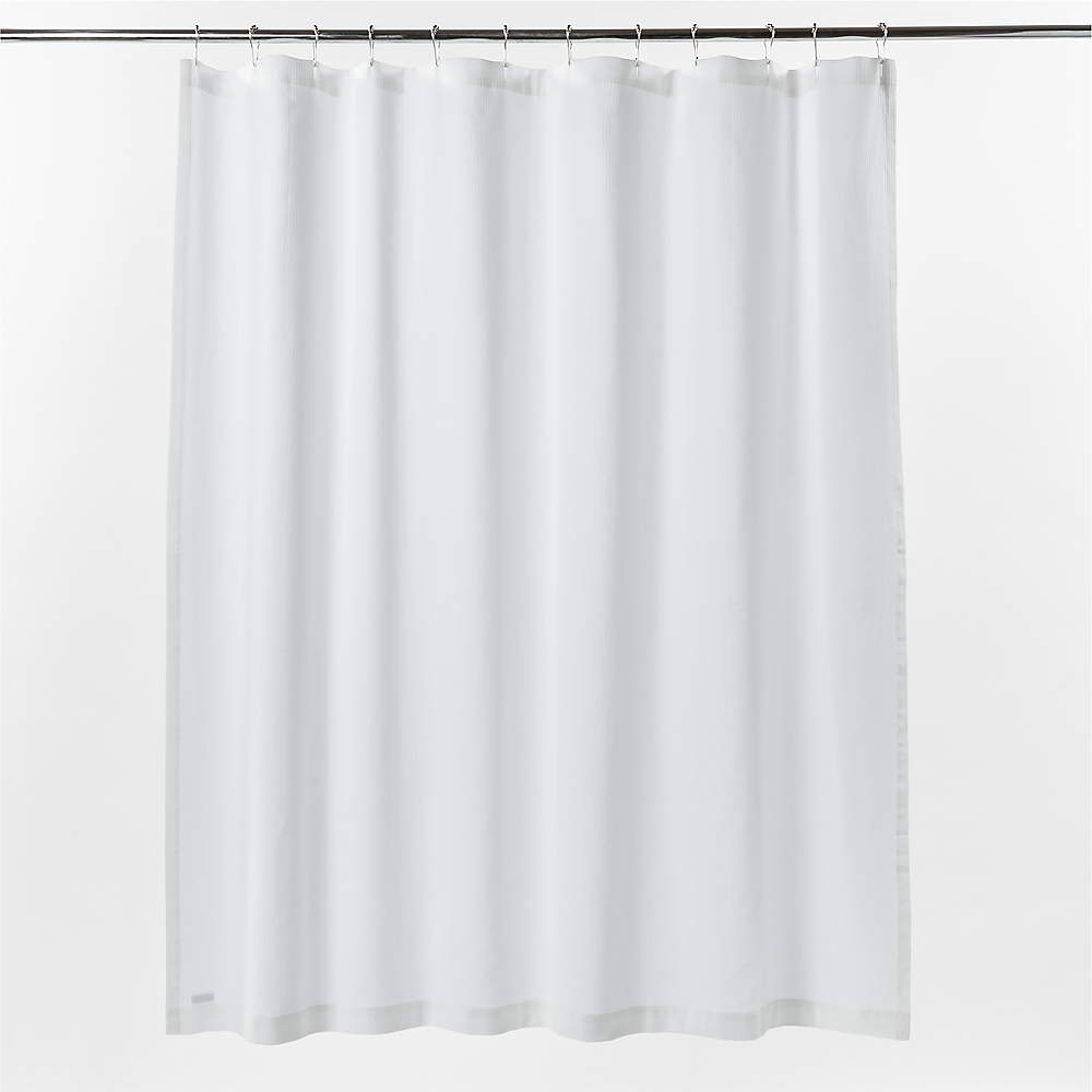 cb2 shower curtains