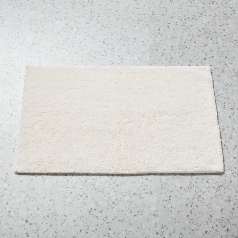 Brooks Organic Cotton Warm White Bath Mat 24''x36''
