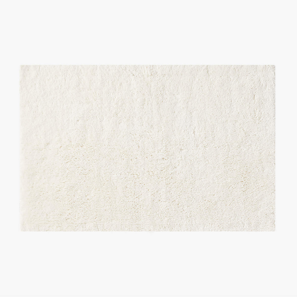 Chase Organic Cotton Warm White Bath Mat 24''x36'' CB2